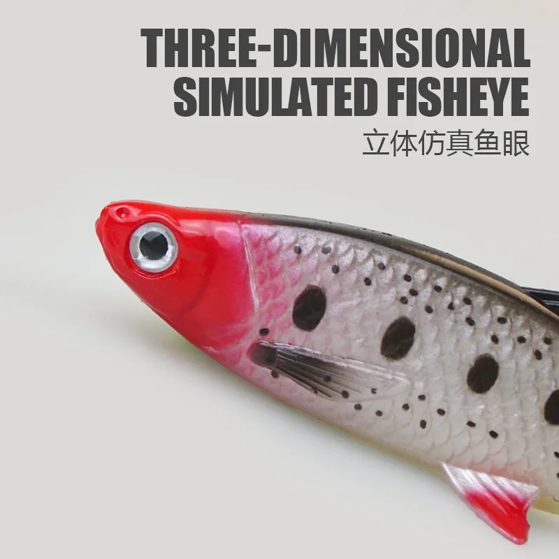 5 uds cebo blando 150mm 34g cebo de pesca Wobblers para lubina aparejos de pesca Swimbait suave señuelo muskies - imagen 4