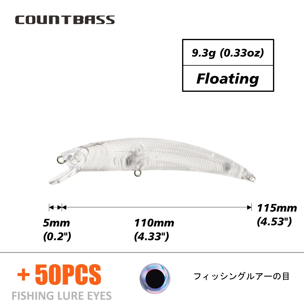 Blank Lure With Eyes