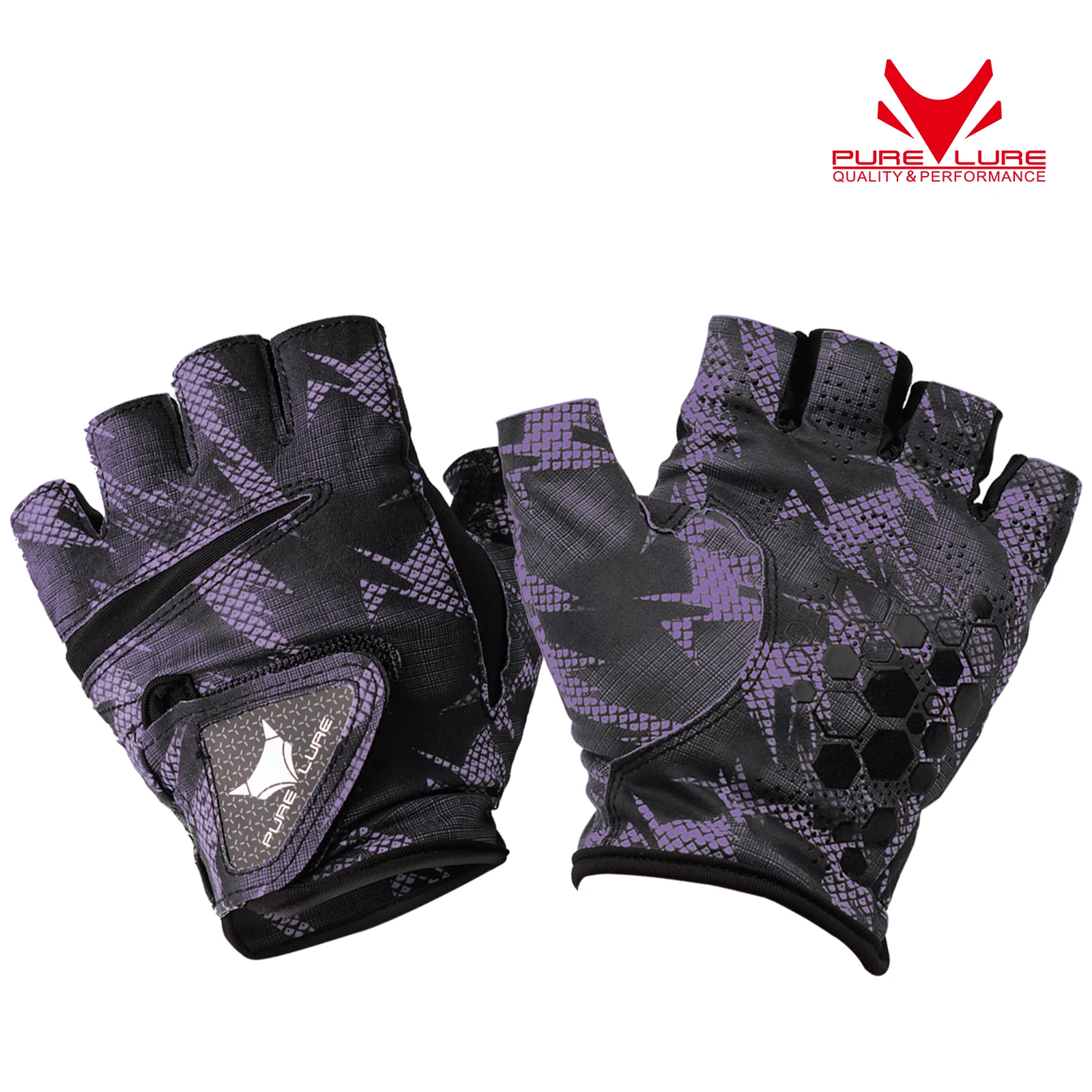 PURELURE guantes de pesca antideslizantes Lycra hielo transpirables