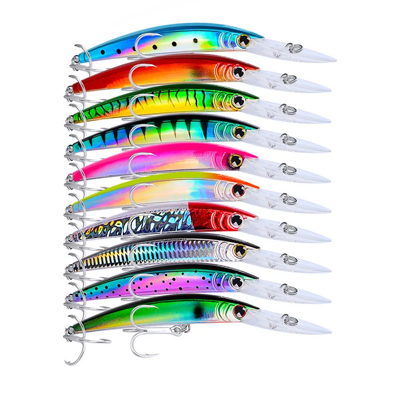 Cebo duro flotante de calidad para pesca de carpa, crankbait, con 6 # anzuelos, 17cm, 27G, 1 parte - imagen 3