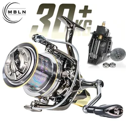 MBLN Carrete Surfcasting Doble Eje 30kg – Rodamientos de acero
