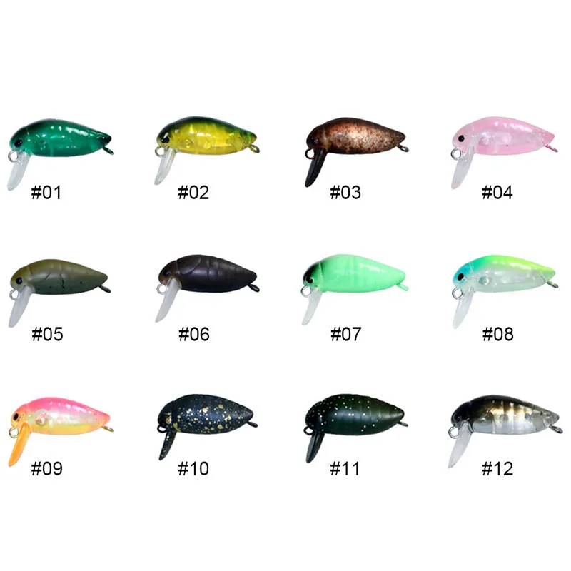 HISTOLURE-señuelo de Pesca flotante para trucha, pececillo, 24mm, 1,6g, Crankbait ultraligero, Wobbler, para área de trucha - imagen 3