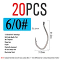 20pcs  size 6I0