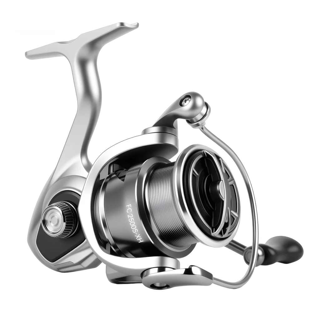 Okuma Rueda de metal de desplazamiento de pesca sin inversión 20 kg arrastre 7 + 1BB alto rendimiento 1000-7000 - imagen 2