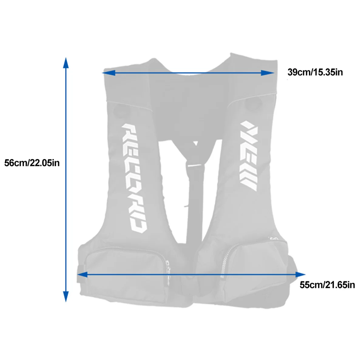 Chaleco de Pesca Ligero ZYZHE, Chaleco de Flotabilidad Multifuncional, Flotabilidad Superior a 5.5 kg, Ropa de Pesca para Deportes al Aire Libre y Navegación - imagen 2