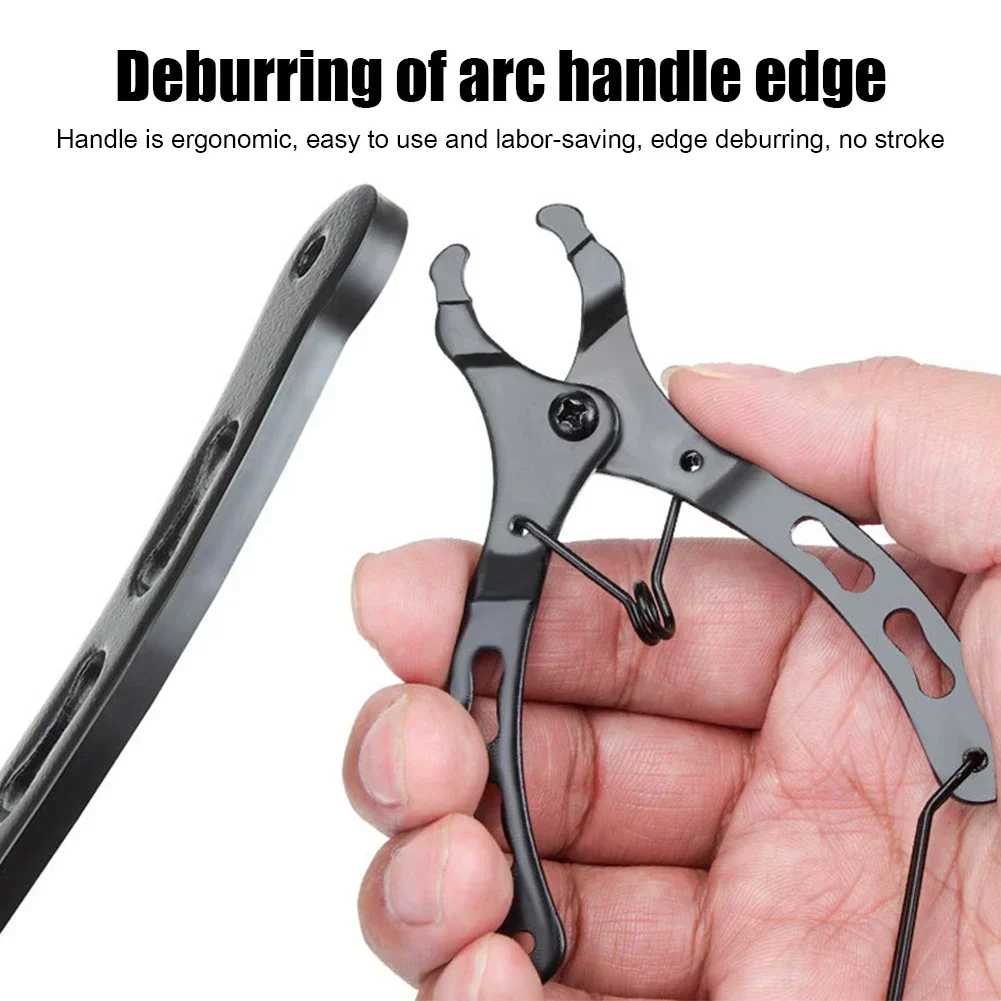 Alicates para cadena de bicicleta, herramienta de enlace de liberación rápida, abrazadera de hebilla mágica para bicicleta de montaña y carretera, instalación de extracción, accesorios para ciclismo - imagen 2