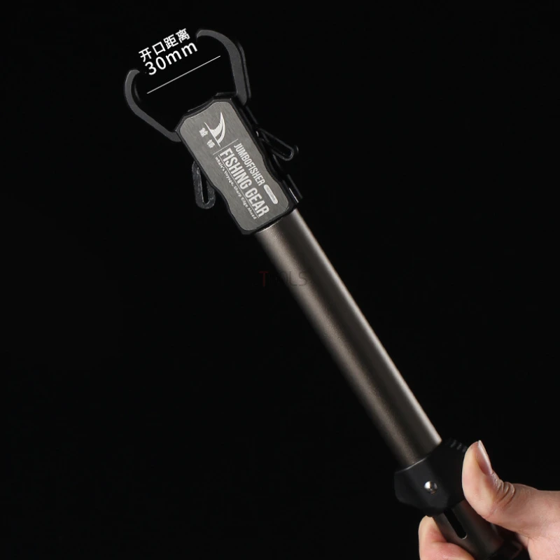 Agarre de pesca de 38cm, controlador de señuelo de aleación de aluminio, abrazadera de pez grande, herramienta de pesca, aparejos, accesorios para Señuelos de Pesca - imagen 5