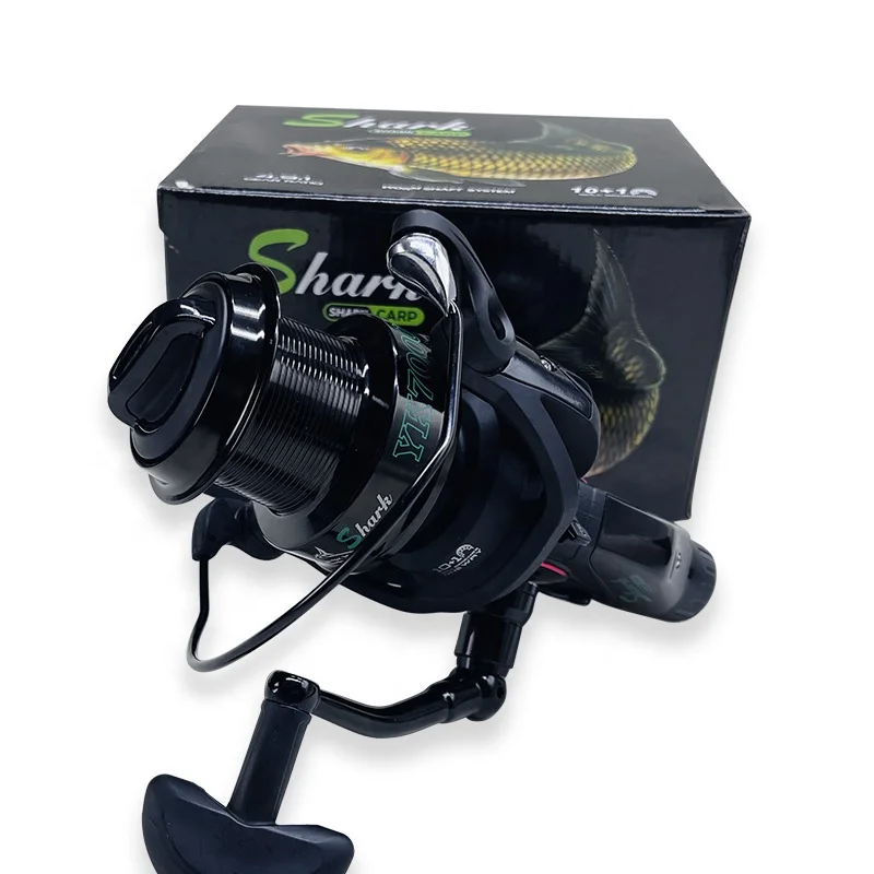 TAKEDO HS01 copa de alambre de Metal carrete de pesca de carpa rodamientos de bolas 10 + 1 carrete de pesca giratorio relación de engranaje 4,9: 1 carrete giratorio de pesca de mar - imagen 5