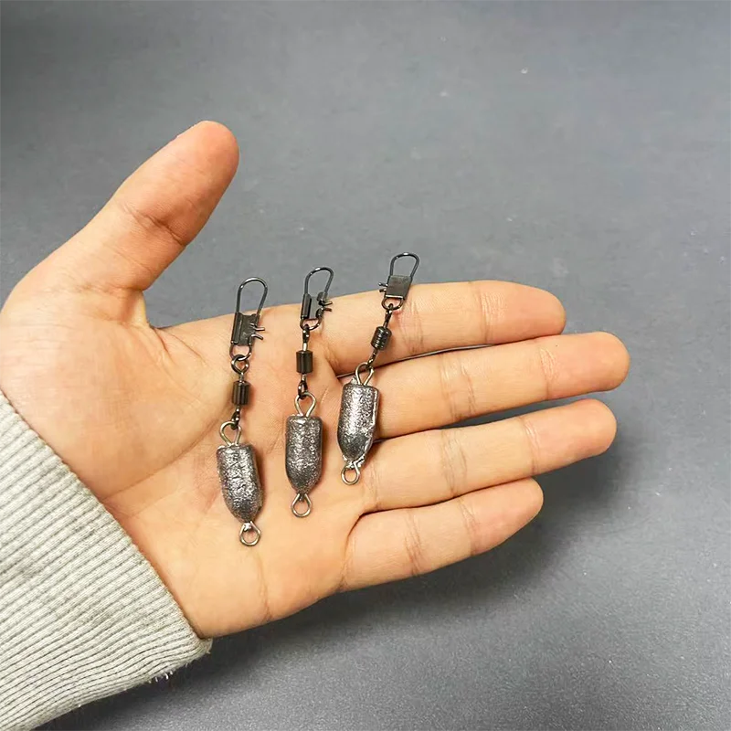 Plomos antienredos con conector doble lazo para pesca en agua salada - imagen 5
