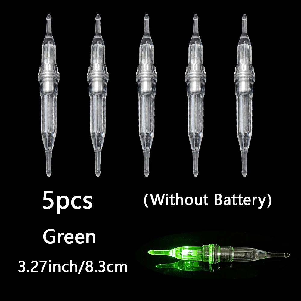 （Without Battery）5 pcs LED underwater fish collecting lights, designed to attract fish at night, suitable for sea fishing