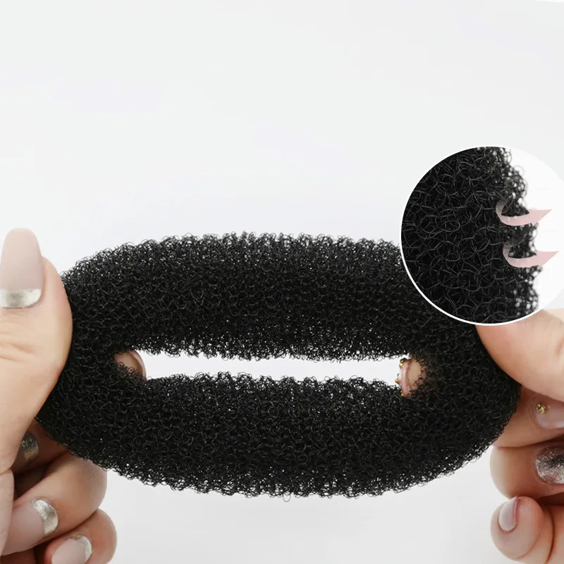 14CM moño de pelo grande princesa Donuts albóndigas accesorios para el cabello diadema ropa para el cabello - imagen 4