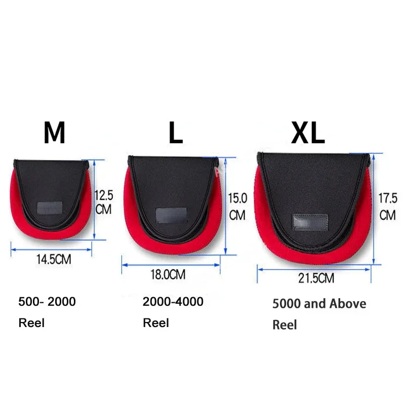 Bolsa de carretes de pesca, rueda de señuelo, bolsa de rueda giratoria, almacenamiento, bolsas protectoras para rueda de pesca, bolsa para exteriores - imagen 3