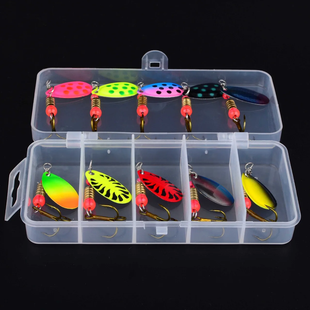 Spinner metálico Parker – Señuelo giratorio con anzuelo para pesca - imagen 5