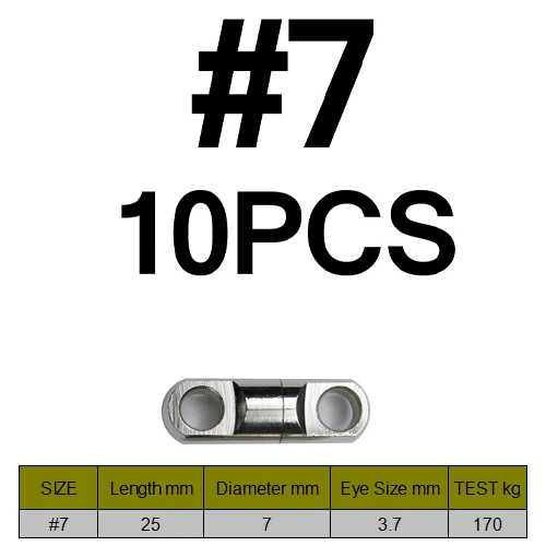 10pcs Size 7