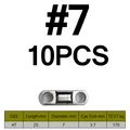 10pcs Size 7