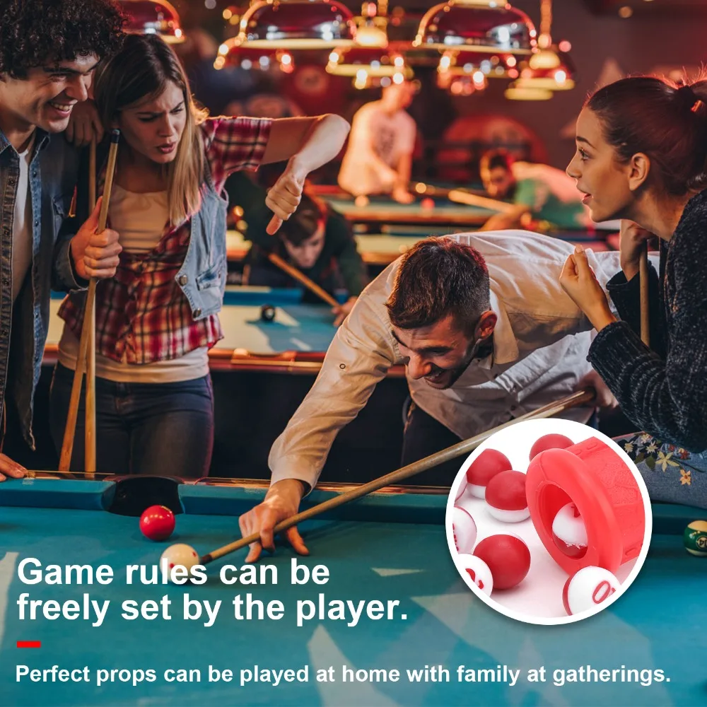 Accesorios de billar, dados numerados, dados de billar, puntuación de plástico, juego estándar, coctelera de billar, botella, coctelera de piscina, billar - imagen 4