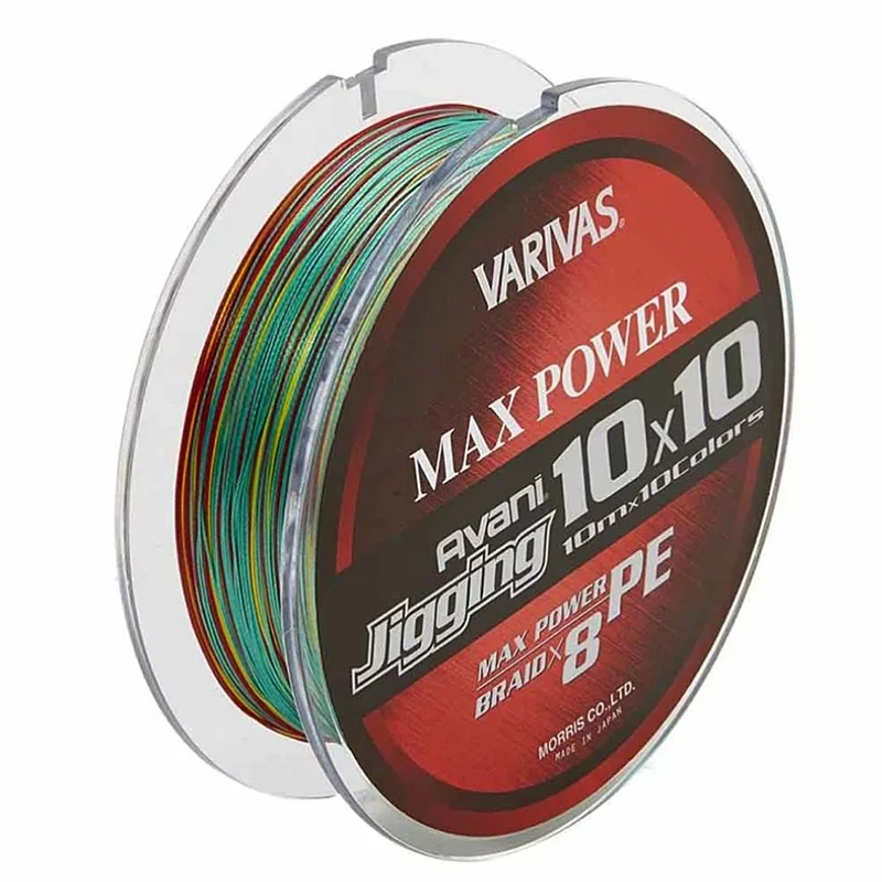 VARIVAS 300M Avani Jigging hilo de pescar de PE trenzado 10x10 súper fuerte 8 hebras para Jigging Trolling pesca en aguas profundas - imagen 2