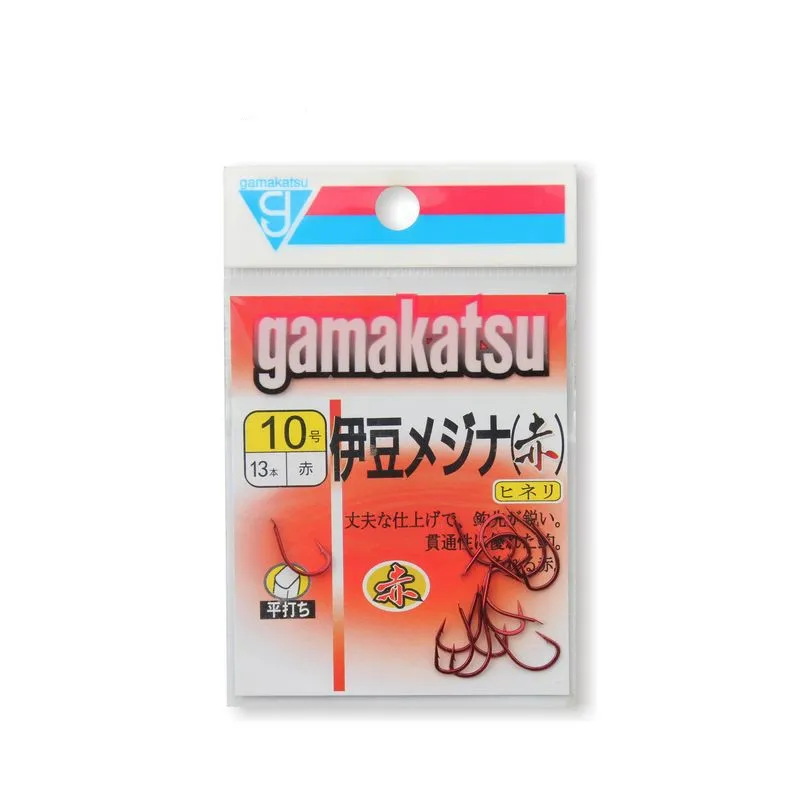 1 unids/pack anzuelos de pesca Gamakatsu anzuelo de pesca con púas importado Gamakatsu frijol rojo - imagen 2