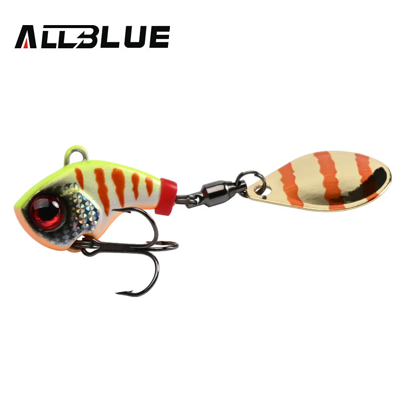 ALLBLUE CYCLONE Tail Spinner - Cuchara metalica vibrante para orilla - imagen 5