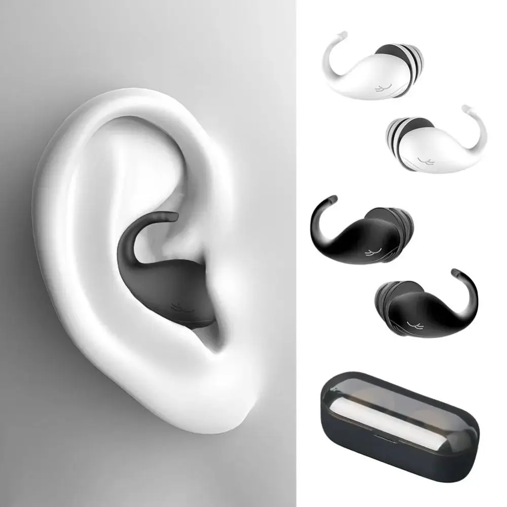 Tapones de silicona antiruido reutilizables – Diseño delfín - imagen 4