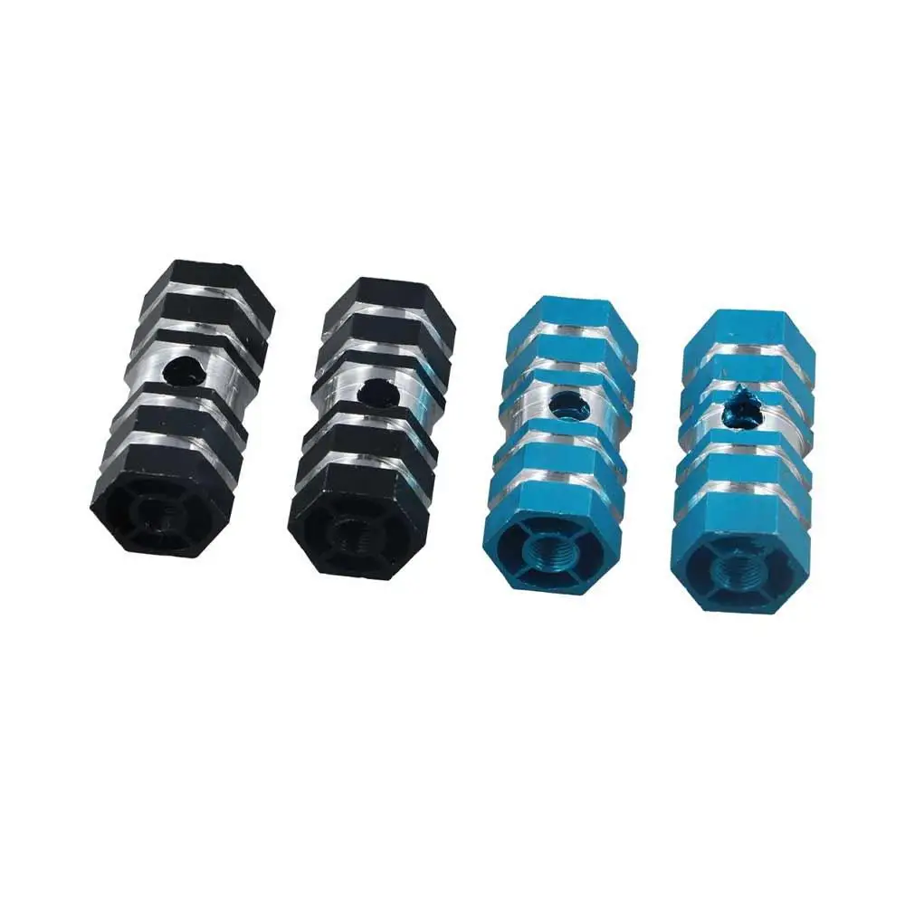 Ranuras de bicicleta de carretera de aleación de aluminio antideslizantes, clavijas hexagonales para acrobacias BMX, Pedal de eje de bicicleta, rueda delantera y trasera - imagen 4