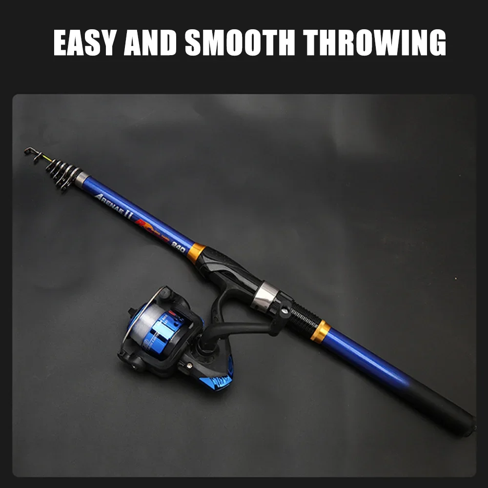 Caña de pescar telescópica, caña de carbono ligera de 1,5 M-3M, accesorios de herramientas de pesca al aire libre para pesca nocturna y pesca al aire libre - imagen 5