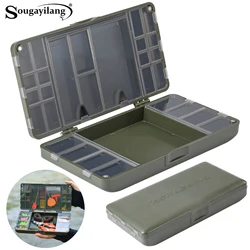 Sougayilang Caja ABS anticaída – Organizador de pesca con tapa