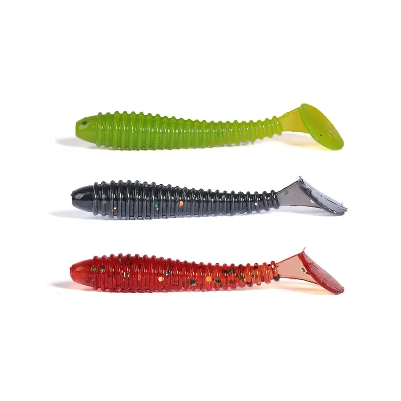 10 Uds. Señuelos blandos de silicona 4cm 0,7g pieza aparejos artificiales cebo productos para pesca en el mar pesca en roca Swimbait Wobblers