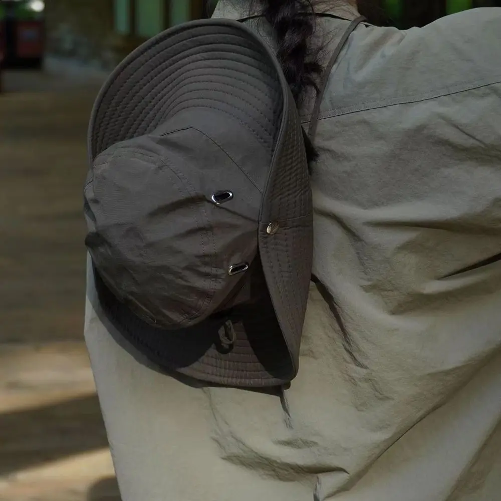 Sombrero de pesca con protección solar y cordón ajustable - imagen 5