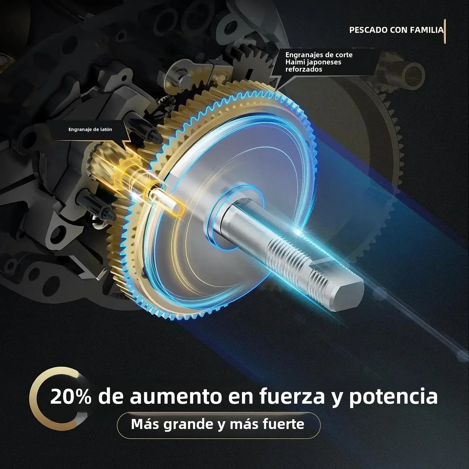 Piscifun Alijoz 300 carrete de Baitcasting 15KG arrastre máximo 8 + 1 rodamientos marco de aluminio carrete de pesca de agua dulce y salada perfil bajo - imagen 4