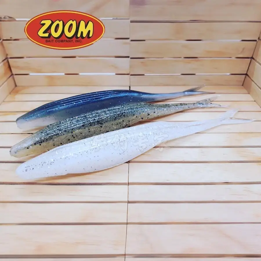 Software clásico del ZOOM americano para detener el Jerkbait suave de Forktail Soft Bait Super Fluke Lure - imagen 3