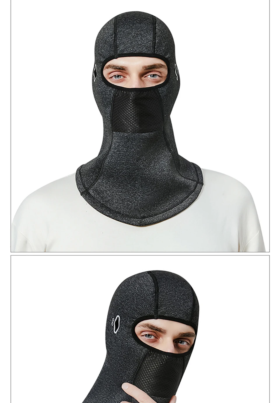 Protéjase con esta balaclava elegante y funcional