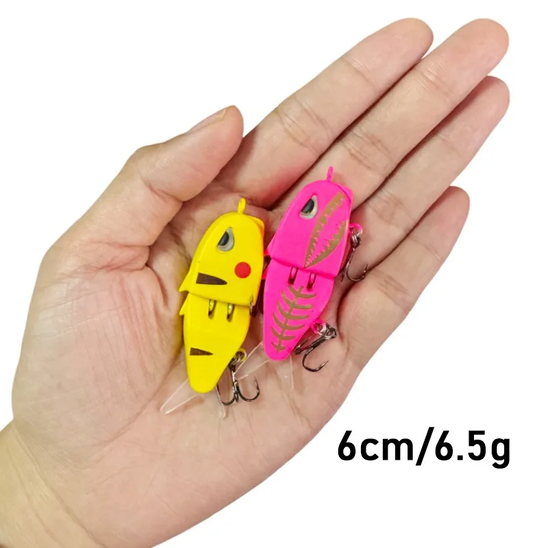Swimbait Multiarticulado MM60 – Señuelo de 2 Segmentos para Lubina
