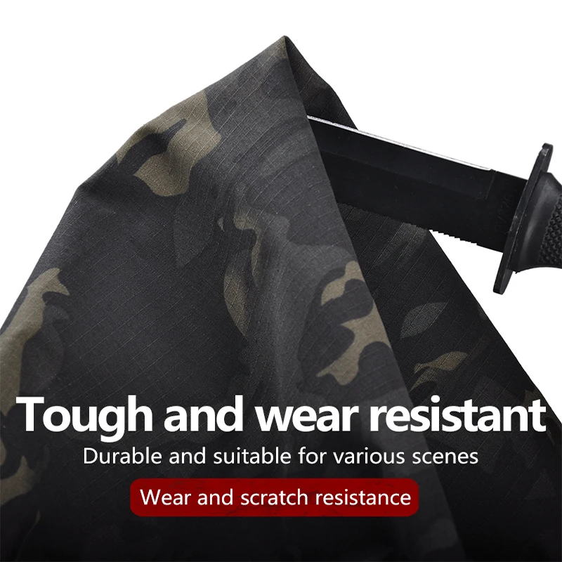 Pantalones tácticos de camuflaje del ejército militar para hombres, pantalones de carga de combate impermeables, pantalones de senderismo, pantalones repelentes Ripstop Airsoft - imagen 5