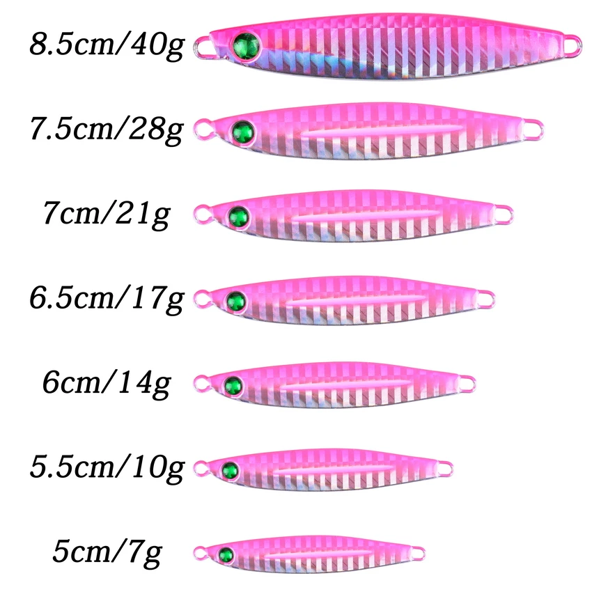 20 piezas Spinner de Metal fundido Jig cuchara señuelo de pesca 40g hundimiento cebo Artificial duro pez Wobbler carpa Lucio mar Señuelos de pesca aparejos - imagen 2