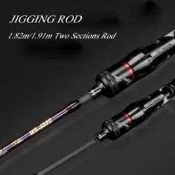 AI-SHOUYU Caña Slow Jigging Punta Sólida Carbono Spinning