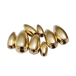 50 Uds señuelo de Pesca plomo plomo cobre 3,5/5/7/10/12/14g/17g/21g tambor de cintura peso de bala suministros de Pesca de mar accesorios Pesca