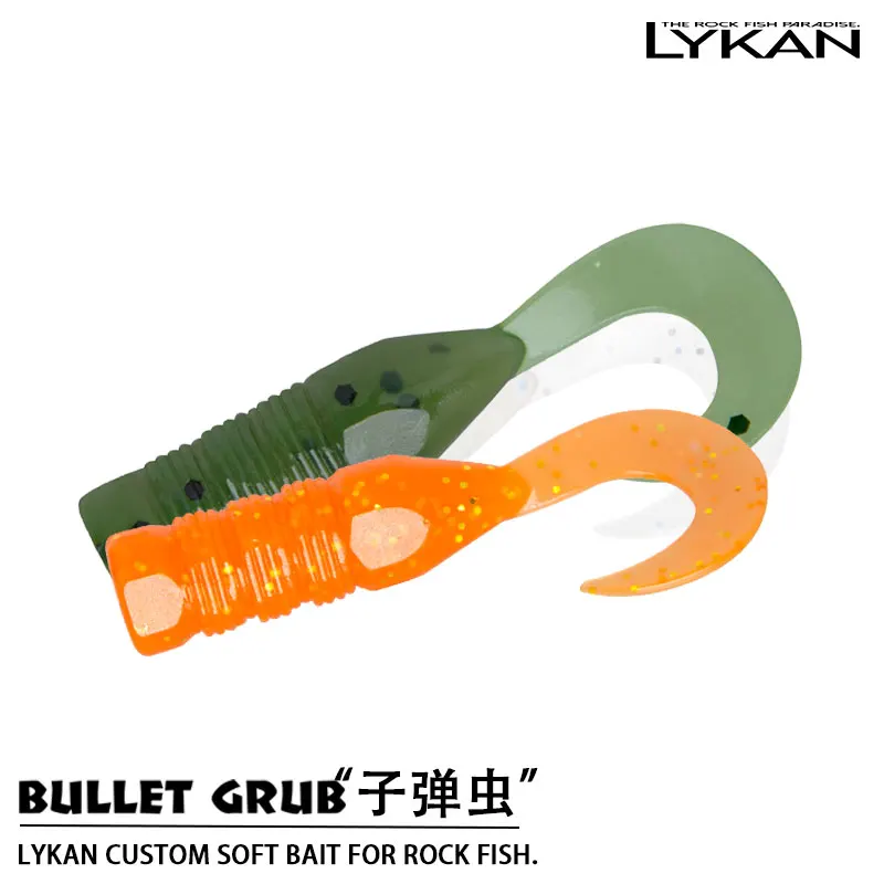 LYKAN, cebos de gusano blando de 3,8 cm, 12 piezas, señuelo de pesca de raíz, Mini aparejos de Jigging de agua salada, silicona Artificial, Swimbait de mar - imagen 5