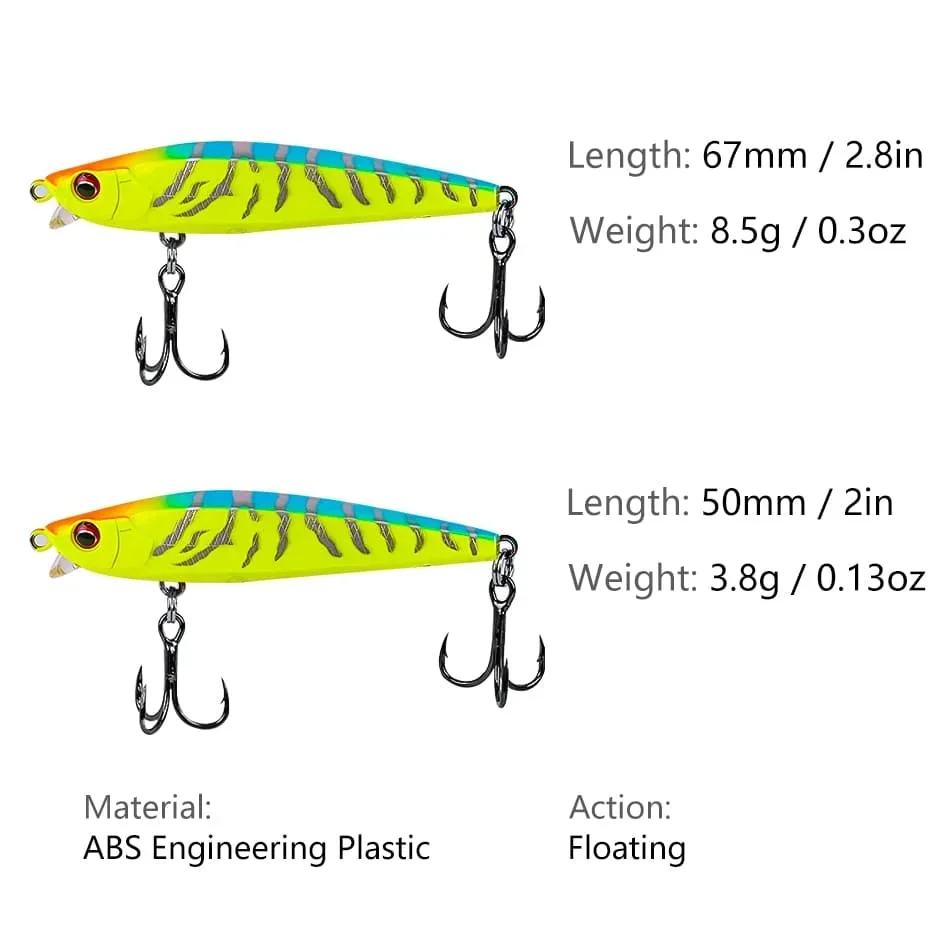 MOOKZZ 2023 nueva llegada gran oferta 50MM 3,8G hundimiento Minnow señuelo de pesca duro cebo aparejos de pesca señuelos artificiales cebo - imagen 2