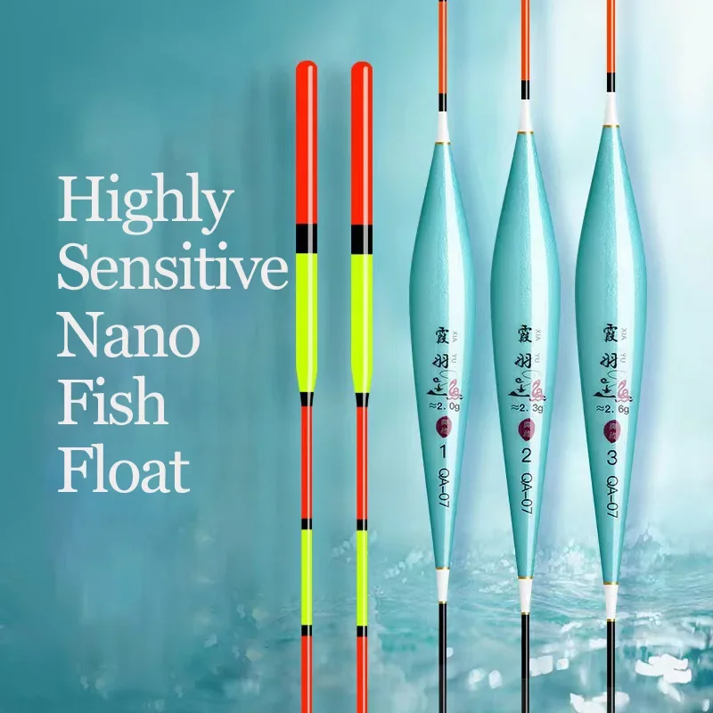 5 unids/lote flotadores de pesca de alta sensibilidad crucian y carp prefabricados Nano Bobbers compuestos accesorios de pesca aparejos - imagen 4