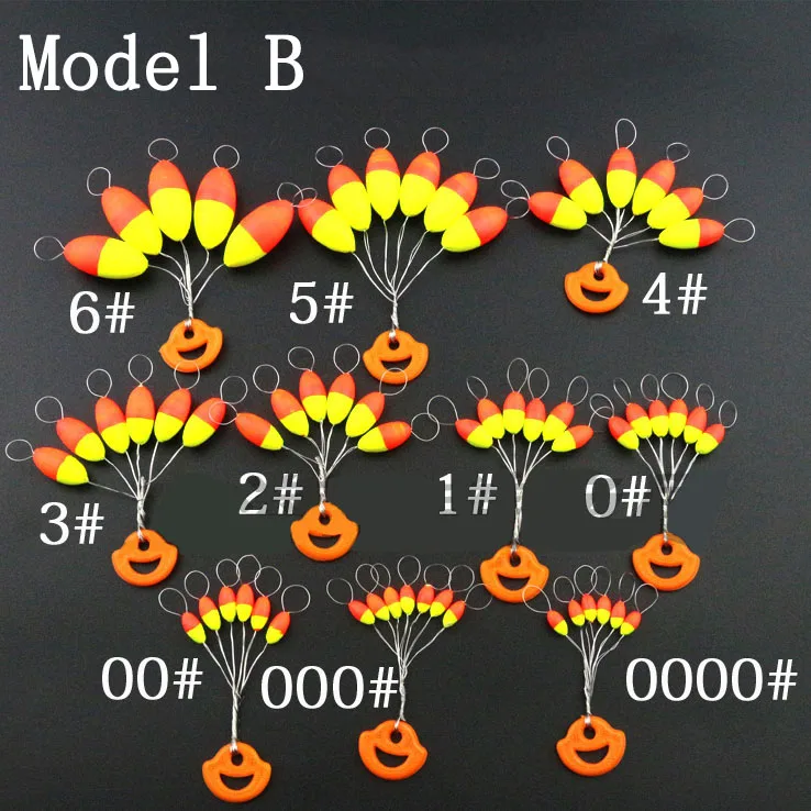 Seven Star Float Beans, Mini flotador de Pesca, accesorios de aparejos de Pesca B191, alta calidad, 5 paquetes por lote - imagen 5