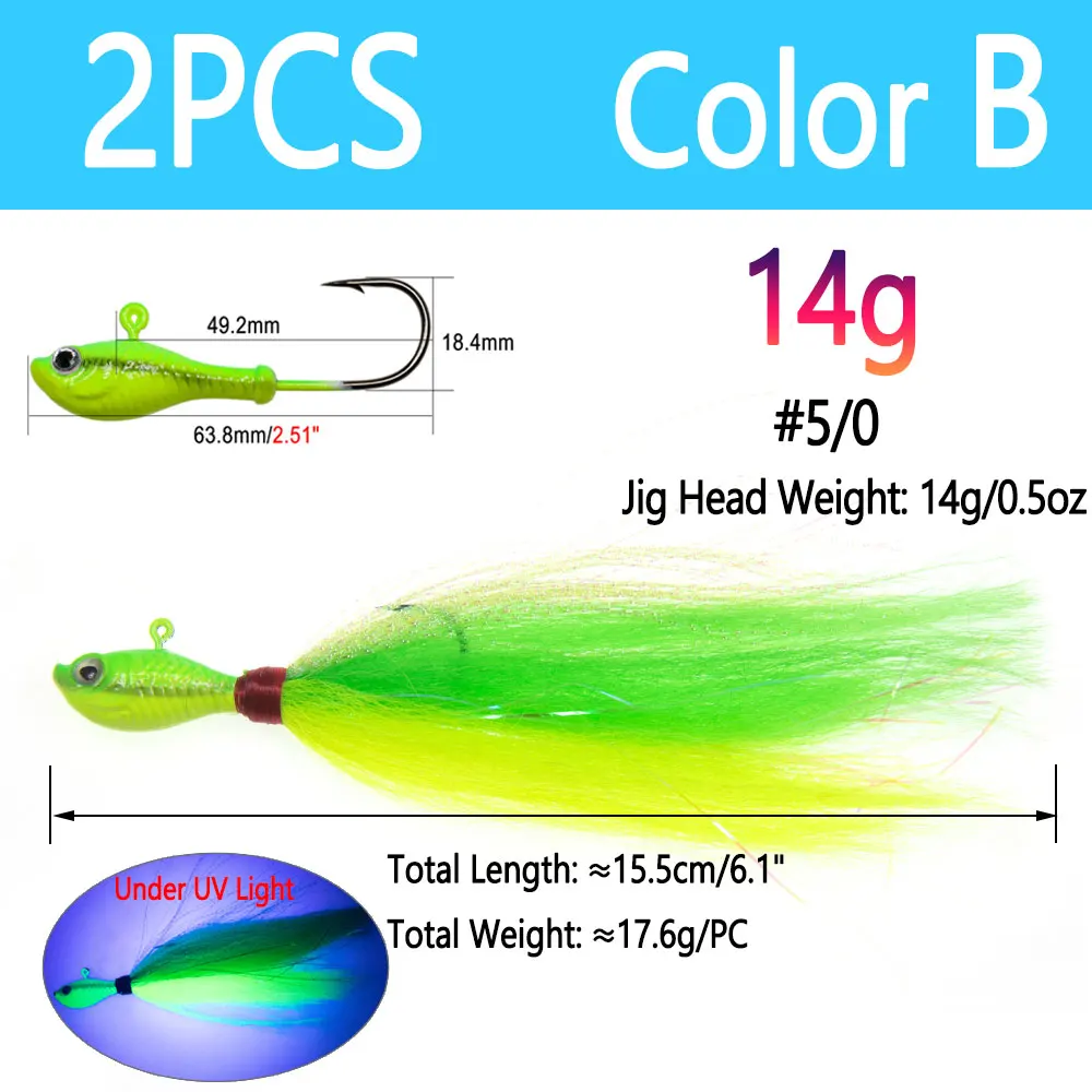 14g 2pcs Col B