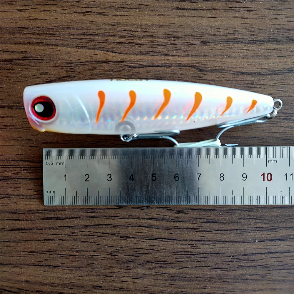 Cebos duros artificiales de fundición larga para pesca en agua dulce, 4 piezas, 105mm, 24g - imagen 3