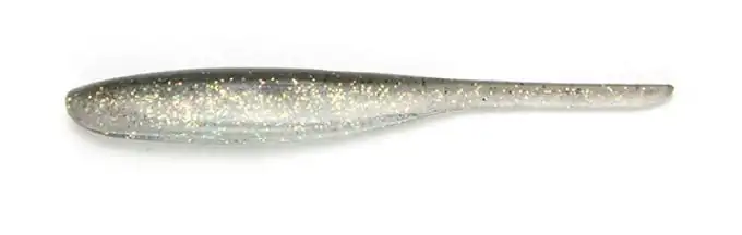 KEITECH Shad Impact-cola recta, cola de Pintail, cebo subfalso para carretera, cebo suave, gancho de cabeza sin plomo, Pit negro, Japón - imagen 4