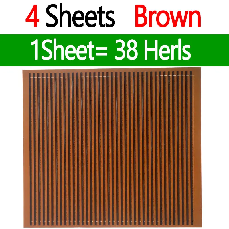 4 Sheets Brown