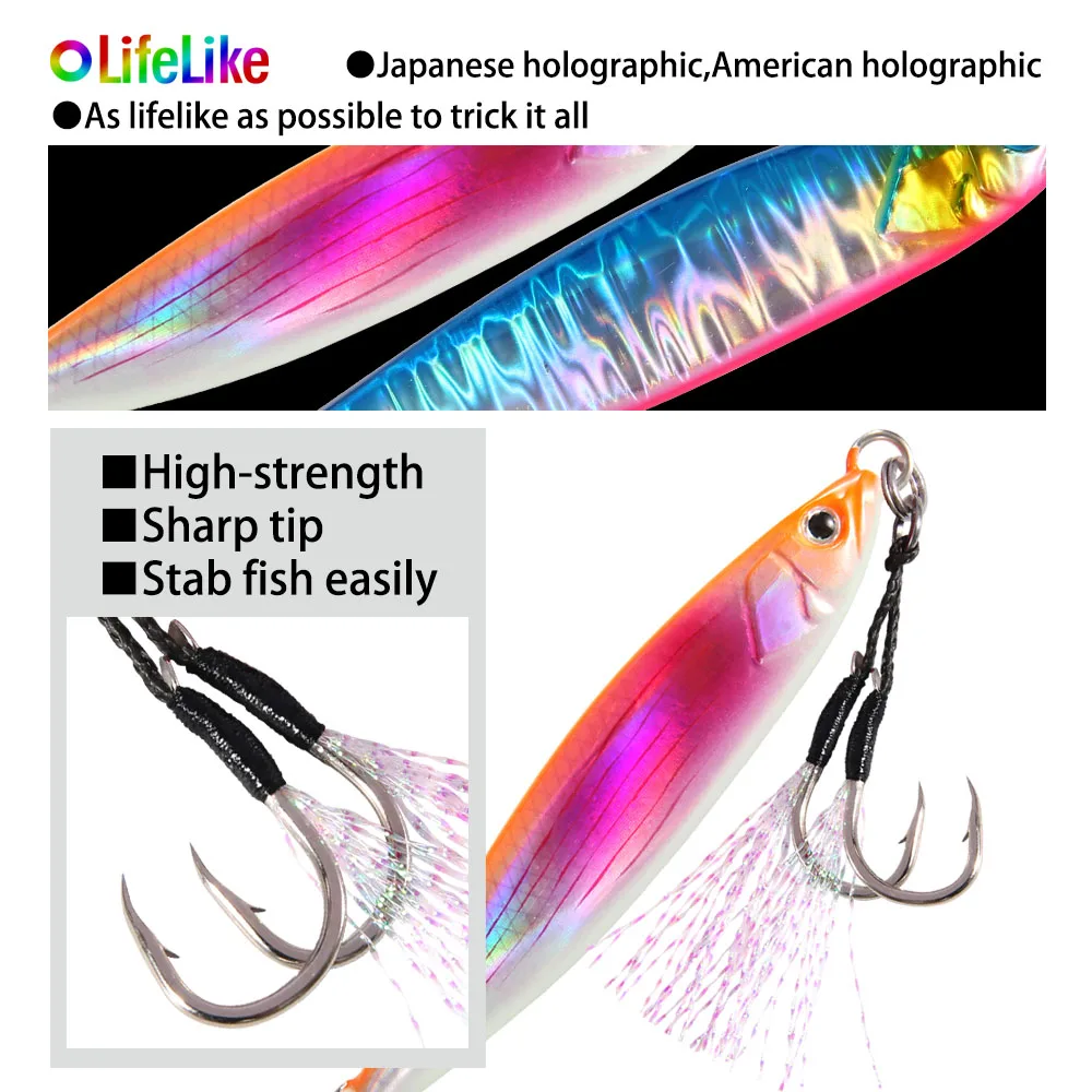 Micro plantilla Shore Jig 7g-40g para lubina salada - imagen 5