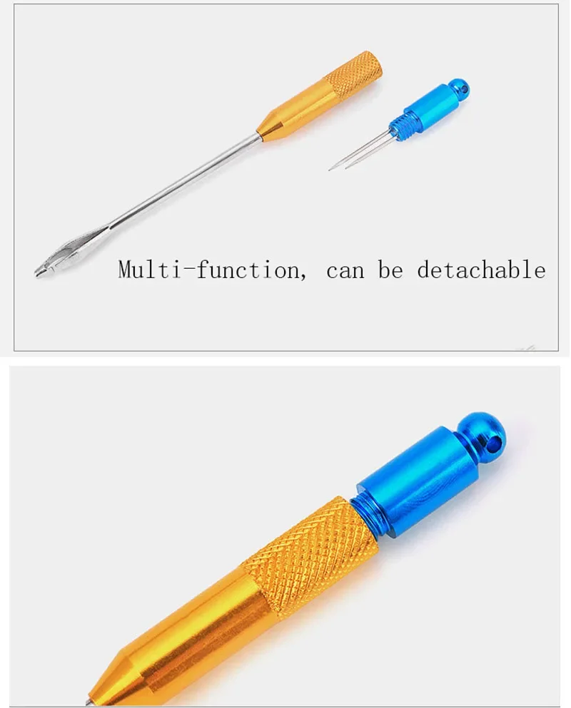 Separador de anzuelos de acero inoxidable, dispositivo de desenganche, aparejos de pesca, Extractor de seguridad, mango largo - imagen 2
