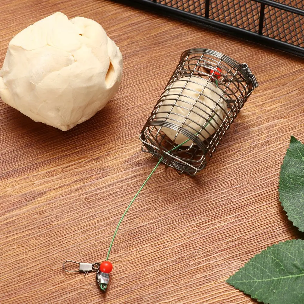 Contenedor de aparejos para peces, comida flotante, soporte para captura de camarones, alimentador de cebo, jaula para cebo de pesca, trampa de alimentación, cesta, jaula para señuelos de pesca - imagen 3