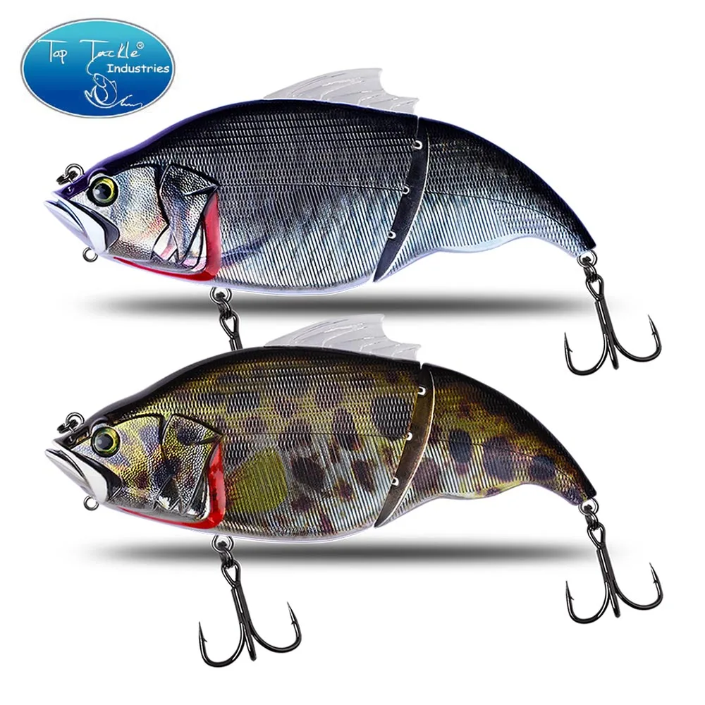 Señuelo de pesca CF, Swimbait flotante, 190mm, 135g, vibración, sin labios, cebos duros, Crankbait, pesca articulada - imagen 5