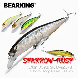 Bearking Minnow – Crankbait 10cm 14,5g ojos 3D